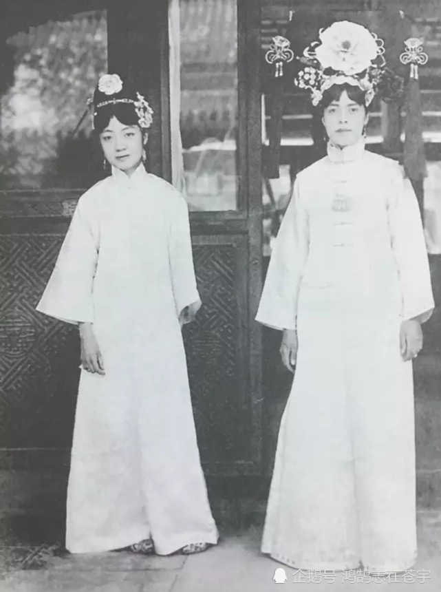 六张婉容绝版老照片,图一着旗袍风情万种,图六脸上病容凸显