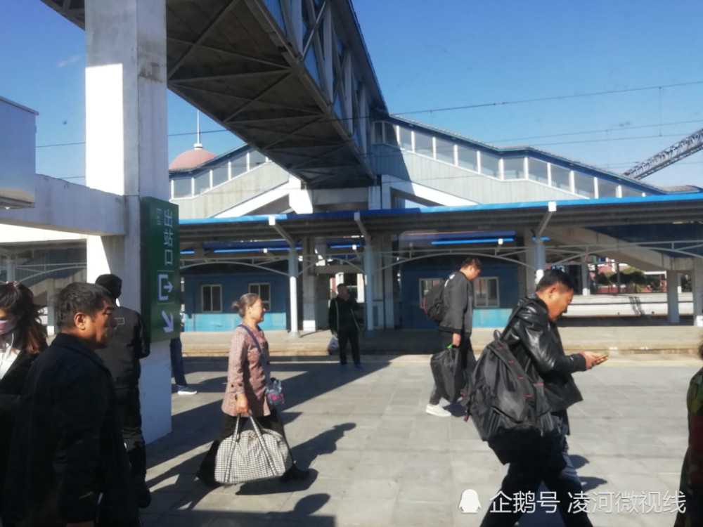 锦州沟帮子火车站高站台改造完毕已投入使用