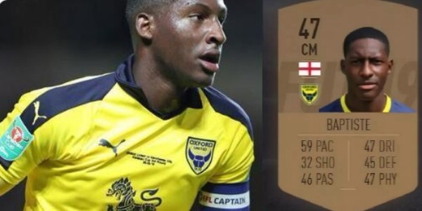 英甲球员获评FIFA19最低分:中国U21国脚都有