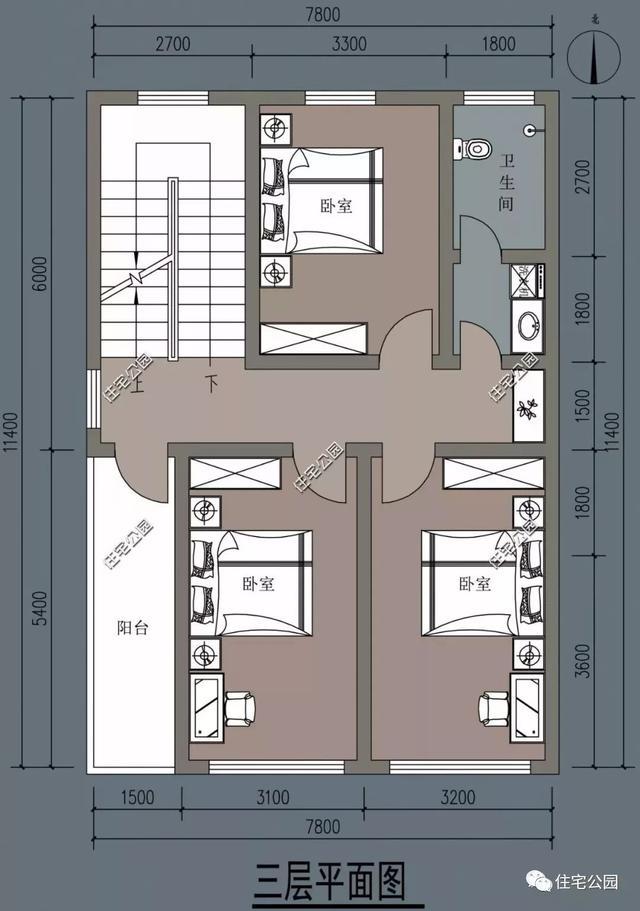 农村临街建房有商铺才实用,6套带门面别墅户型设计,大