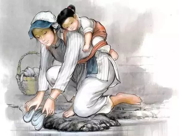 我们在母亲背上长大,母亲却把我们推向远方,推向祖国需要的最前方.