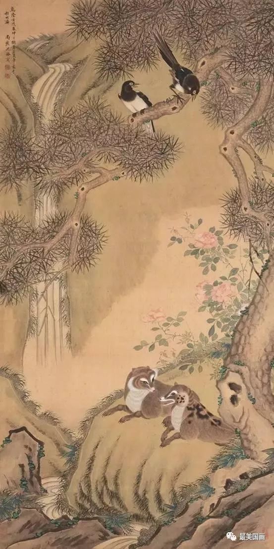 赵佶即宋徽宗,芙蓉锦鸡图