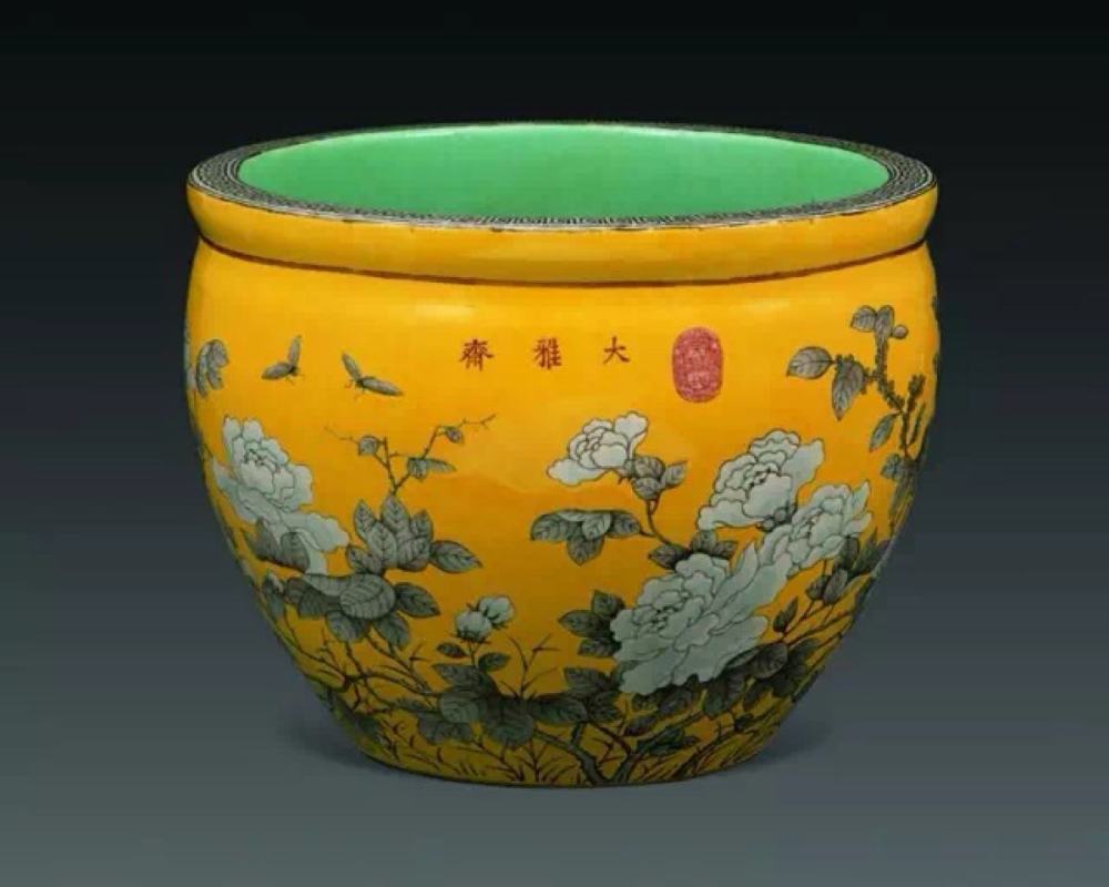 慈禧太后御用瓷器,款识大雅斋天地一家春,清末瓷器藏品中的精品