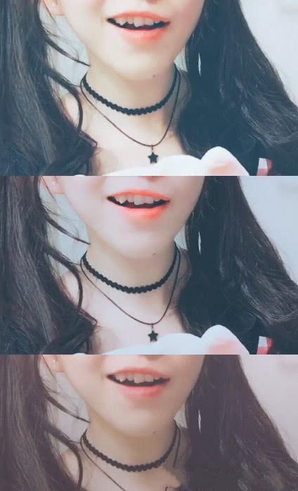 抖音"安琪拉"小姐姐颜值无可挑剔,露出牙齿后,网友