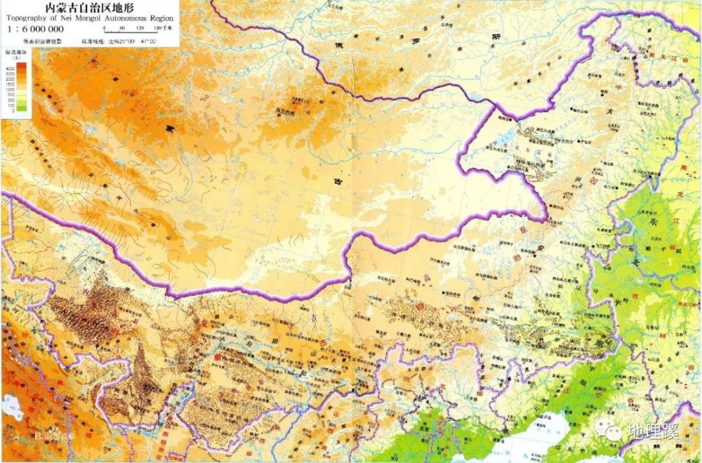 锡林郭勒高平原 巴彦淖尔--阿拉善及鄂尔多斯等高平原组成 高原四周