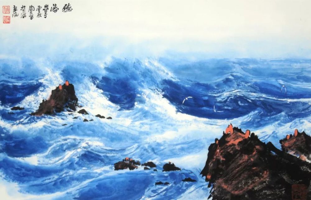 世界国画画海第一人—周智慧作品赏析