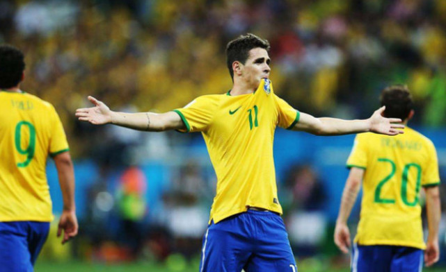 奥斯卡:加盟中超希望提升中国足球 巴西国家队