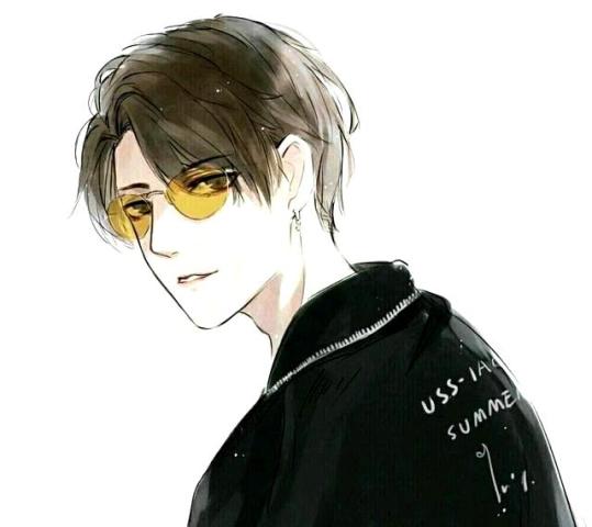 酷酷的二次元动漫男生头像,被抛弃的人,是一点办法也