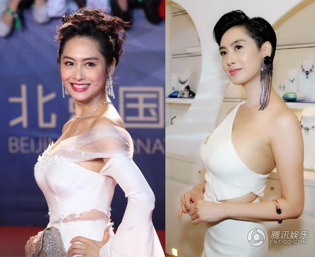 女神朱茵随便的侧面都很美. (来自:腾讯娱乐)