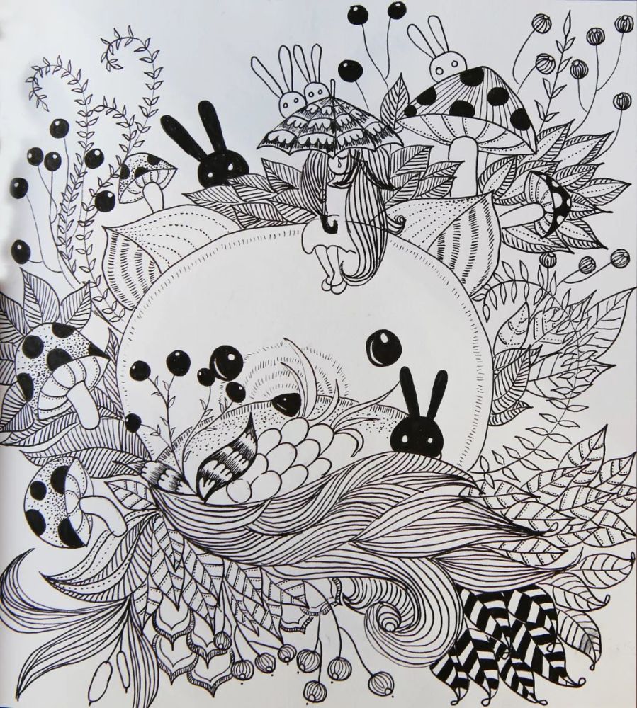 每天学一幅简笔画-值得收藏的基础线描装饰画