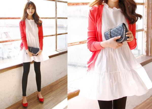 秋季连衣裙<em>怎么穿好看</em>?搭配<em>开衫</em>&短外套时髦