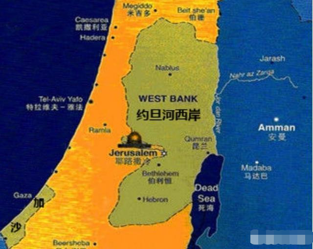 巴勒斯坦在以色列的版图之内面对强大的以色列它有可能建国吗