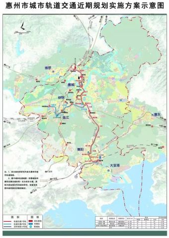 预留通道   此外,市区主要铁路客运枢纽6座   分别为惠州站,惠州西站