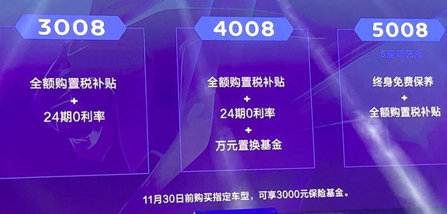 售价13.97万元起 2019款东风标致SUV家族上市