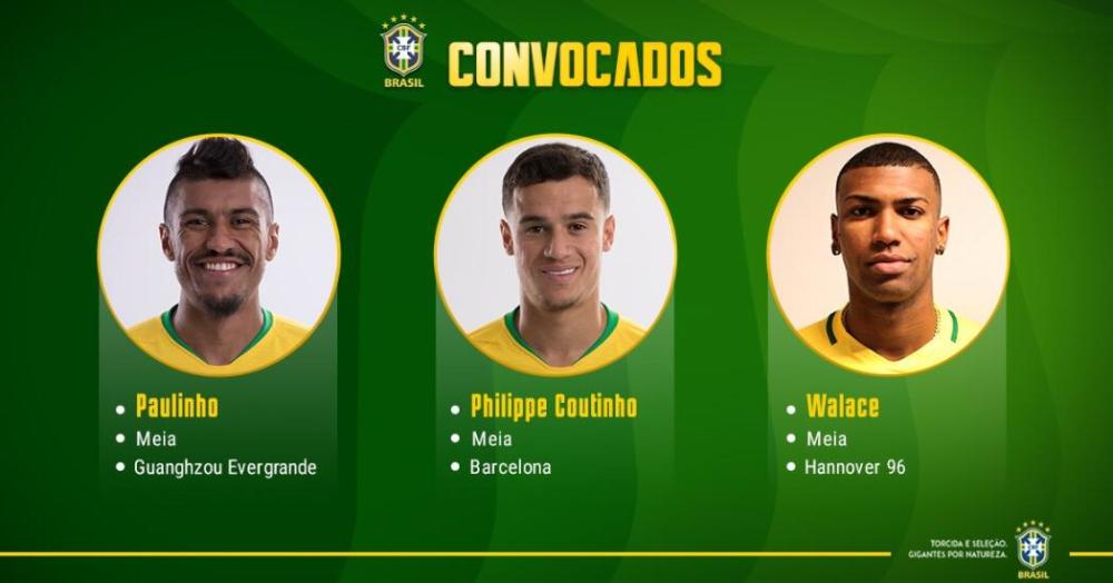 巴西男足最新名单:内马尔领衔 中超仅保利尼奥