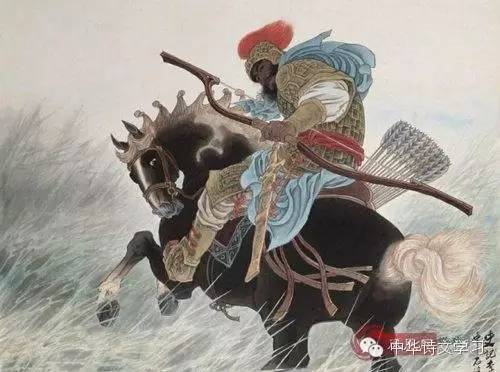 欲将轻骑逐,大雪满弓刀. 野幕敞琼筵,羌戎贺劳旋.