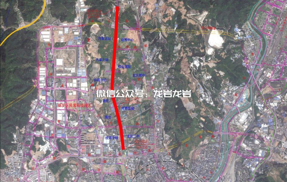 未来城    数智科创园 龙岩大道四期首尾连接工业路和北三环,是由北