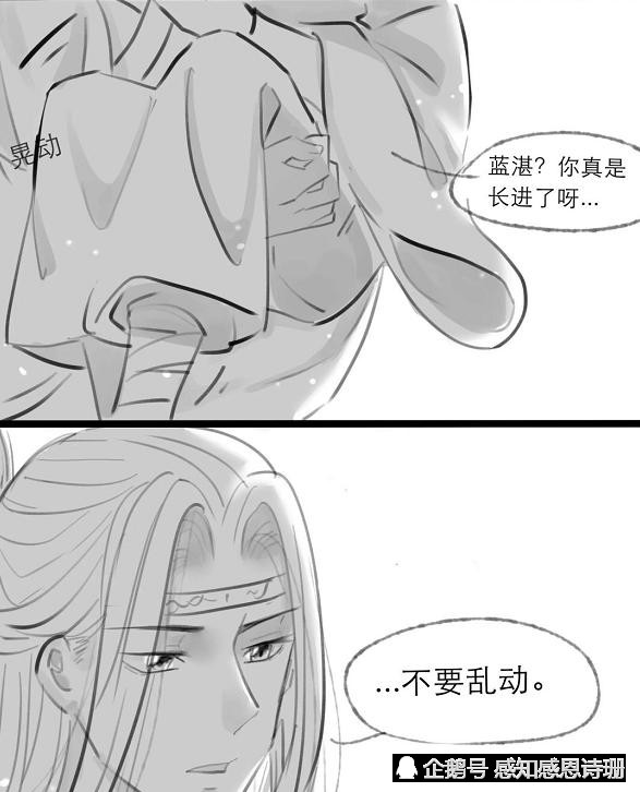 魔道祖师,魏婴这妖艳货当街乱摸蓝湛的胸膛,被公主抱