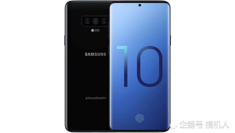疑似三星S10渲染图曝光:与iPhoneXSMax差异