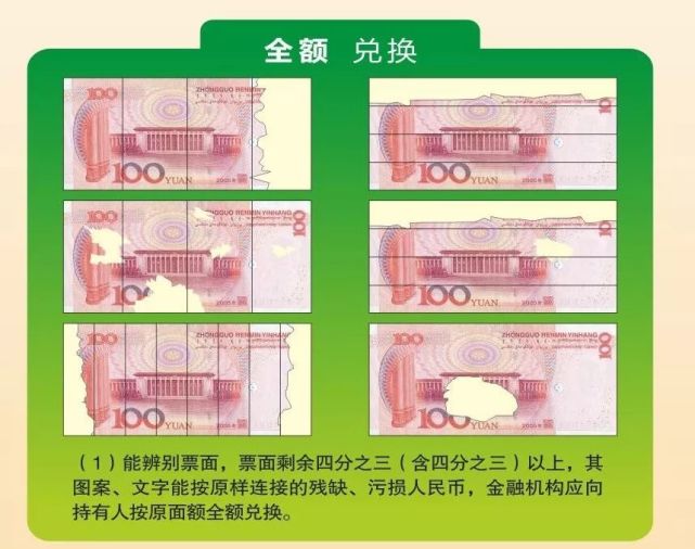 【收藏】损坏的人民币还能用吗?银行的兑换标准是什么?