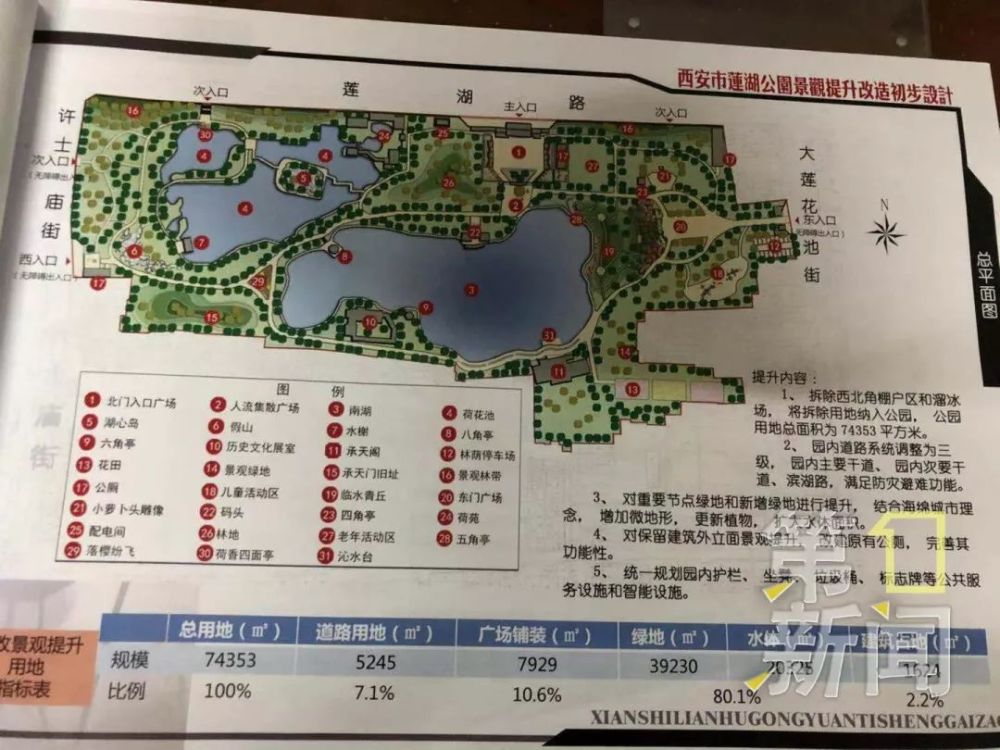 兴庆公园的围墙究竟该不该拆还没个定论 位于西边的西安市莲湖公园