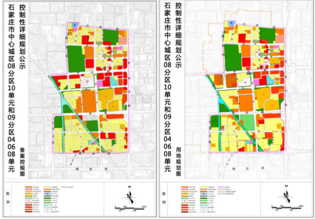 石家庄中心城区10个单元控规公告公示