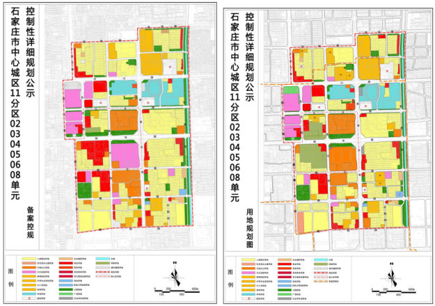 石家庄中心城区10个单元控规公告公示