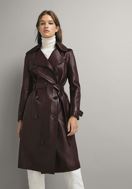 什么皮风衣_黑皮风衣配什么裤子(2)