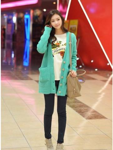 <em>针织开衫,可以穿</em>出来的小清新!_订阅_腾讯网