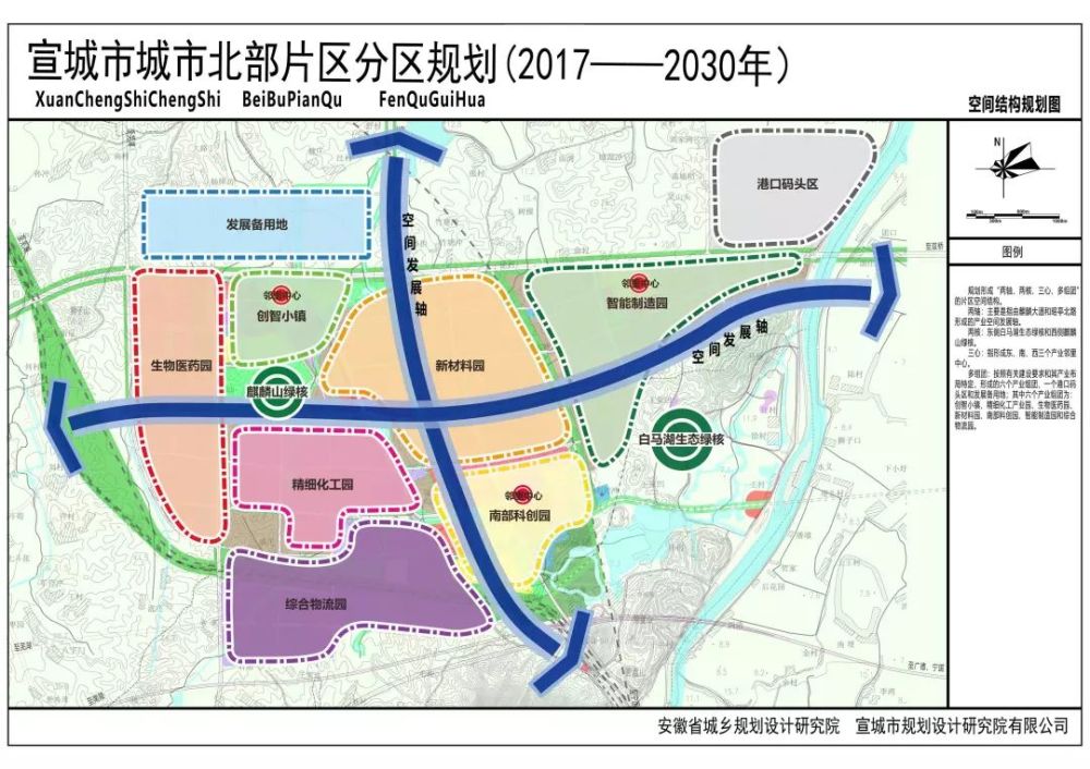 宣城市城市北部片区分区规划(2017-2030年)批前公示