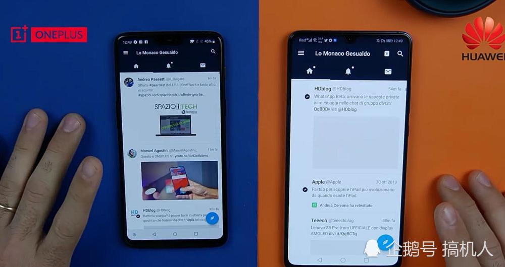 老外拿一加手机6挑战华为Mate20X:结果华为表