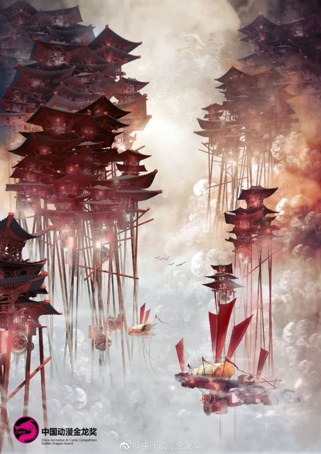 拿到中国动漫奥斯卡最高奖项的Ford Hu的画居