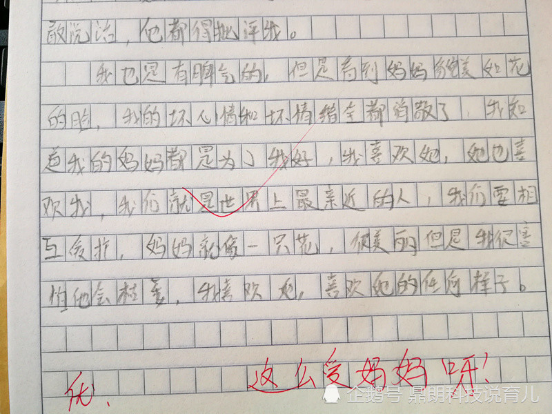 小学生作文《妈妈一枝花》,老师忍俊不禁,家长