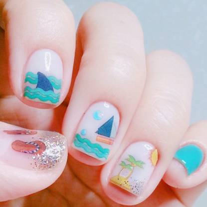 花大价钱去美甲的效果都不及一枚纹身贴?