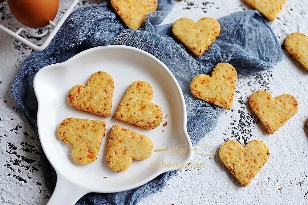 无添加更天然,原来用胡萝卜做的蔬菜饼干这么