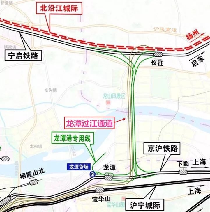 南京龙潭过江通道今天开工!2024年建成!