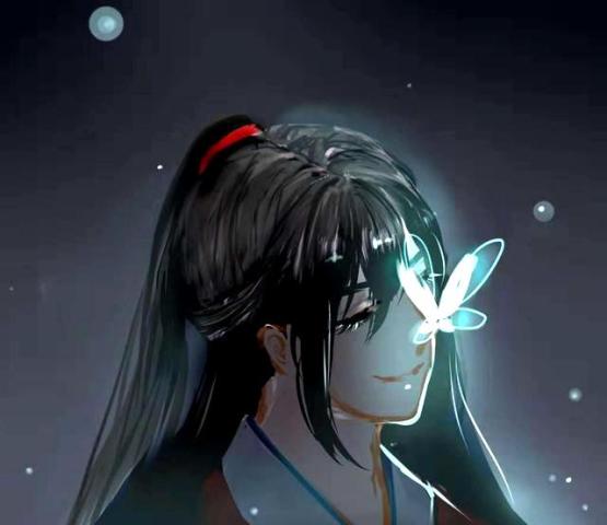 魔道祖师动漫情侣头像,唯美的爱情,是背后沧海桑田的故事!