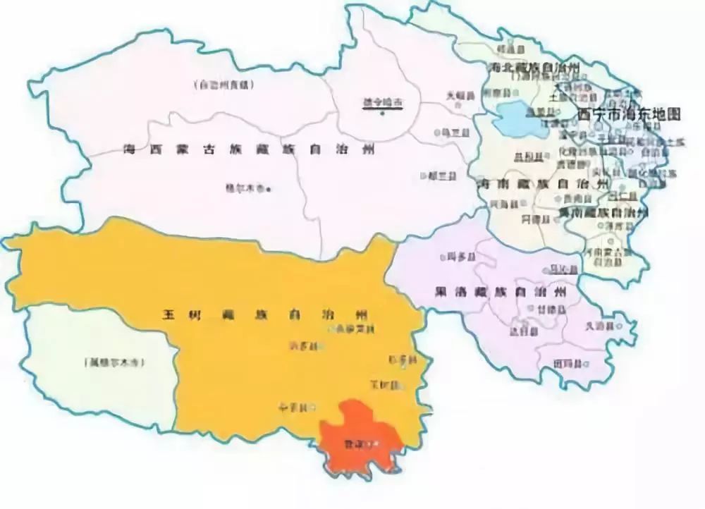 玉树州位于青海省西南部