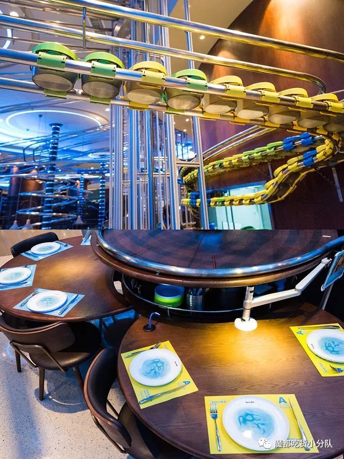 上海第1家失重餐厅，食物在天上飞