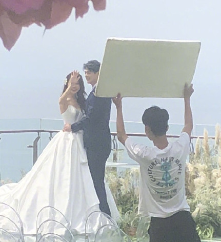 郭品超在巴厘岛拍摄婚纱照？女方疑似黄一琳，是拍戏还是实锤？