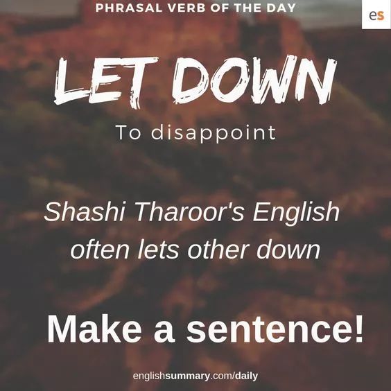 day 171-"let down"是什么意思?