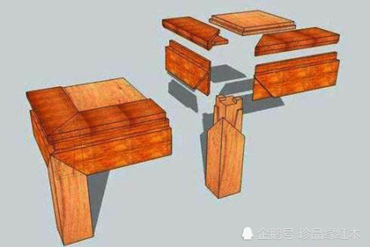 红木知识普及:红木家具中常见的十种榫卯结构