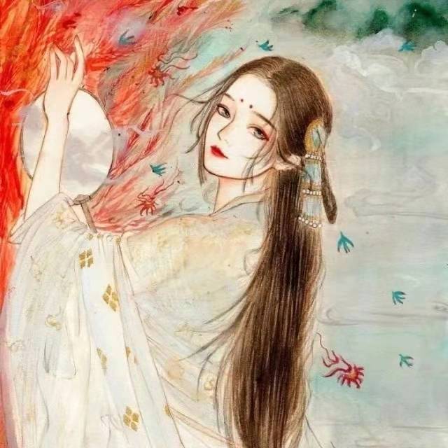 超美的古风动漫小仙女头像,话止于口,想念止于心!
