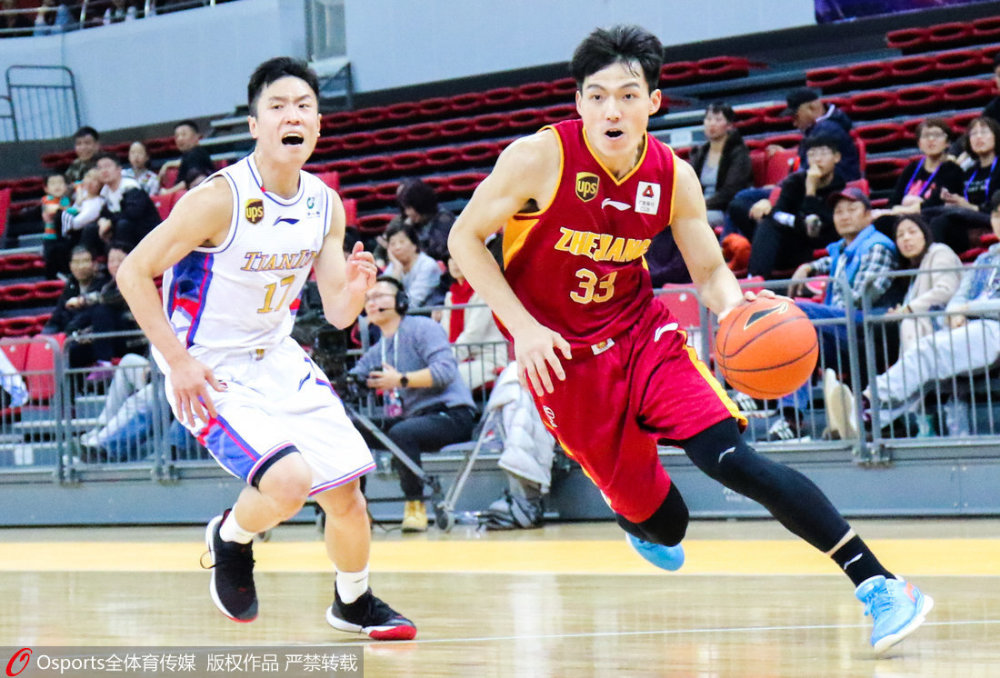 吴前21分浙江逆转胜天津 罗切斯特空砍59分
