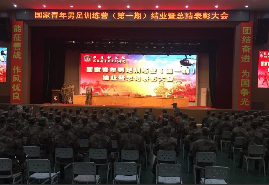 李铁晒国足集训队军训汇报珍贵照片 鼓励队员