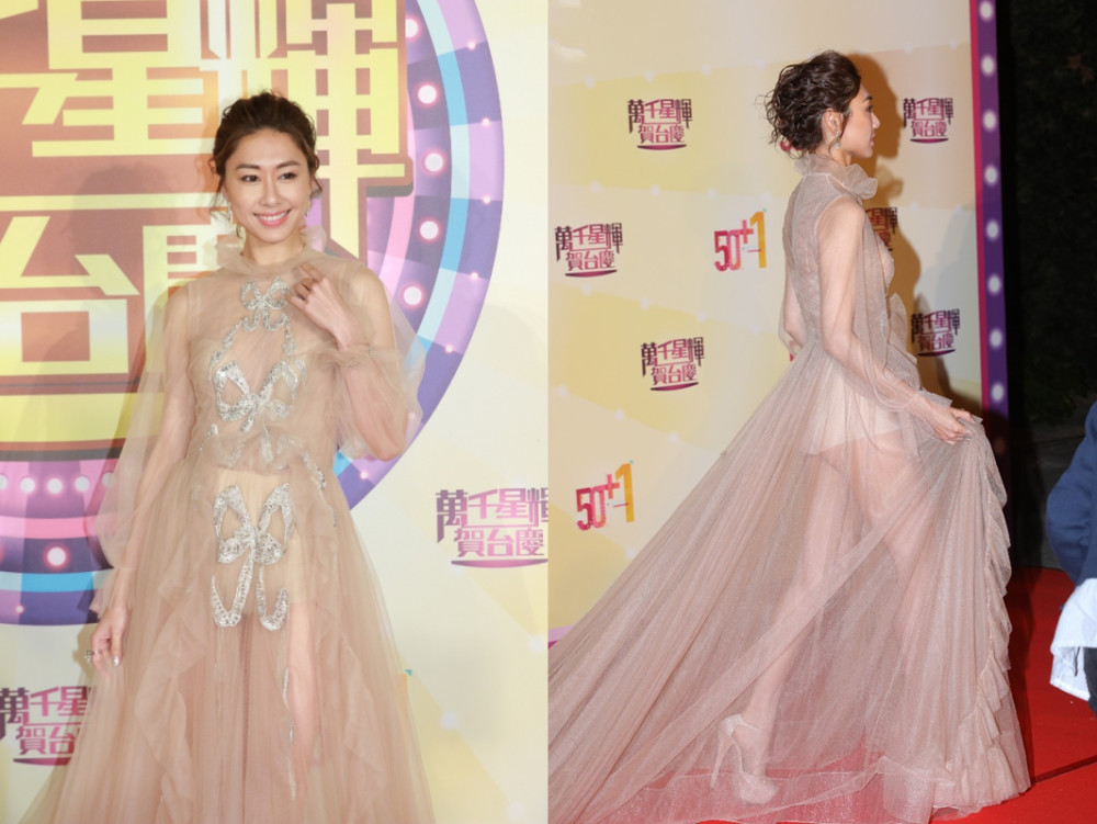 2018年TVB台庆虽然星光暗淡 可走红地毯环节还是很有看头
