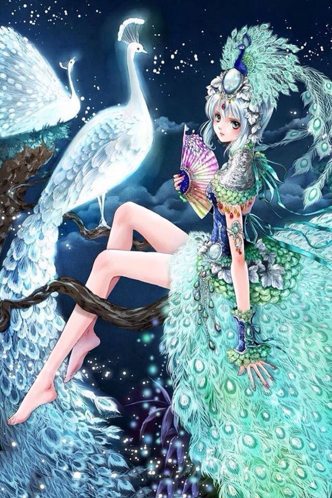 古风·手绘·小仙女壁纸:女子无情负人最狠,女子痴情