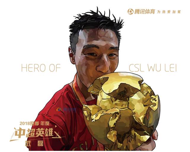 武磊满分当选中超英雄年度最佳 中超MVP还远