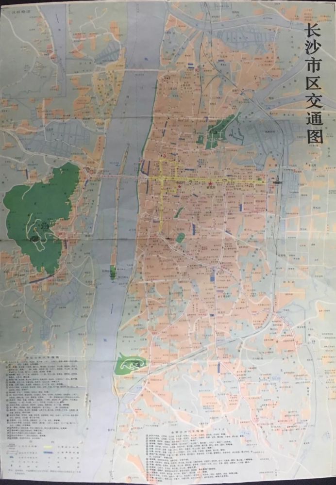 老地图印证:长沙城40年长"胖"8倍多!