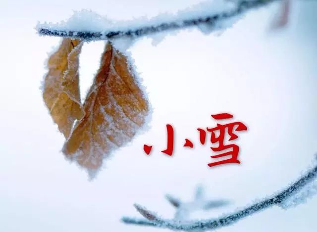 2021最新小雪节气早安祝福动态表情图片大全带字11月22日温馨的小雪